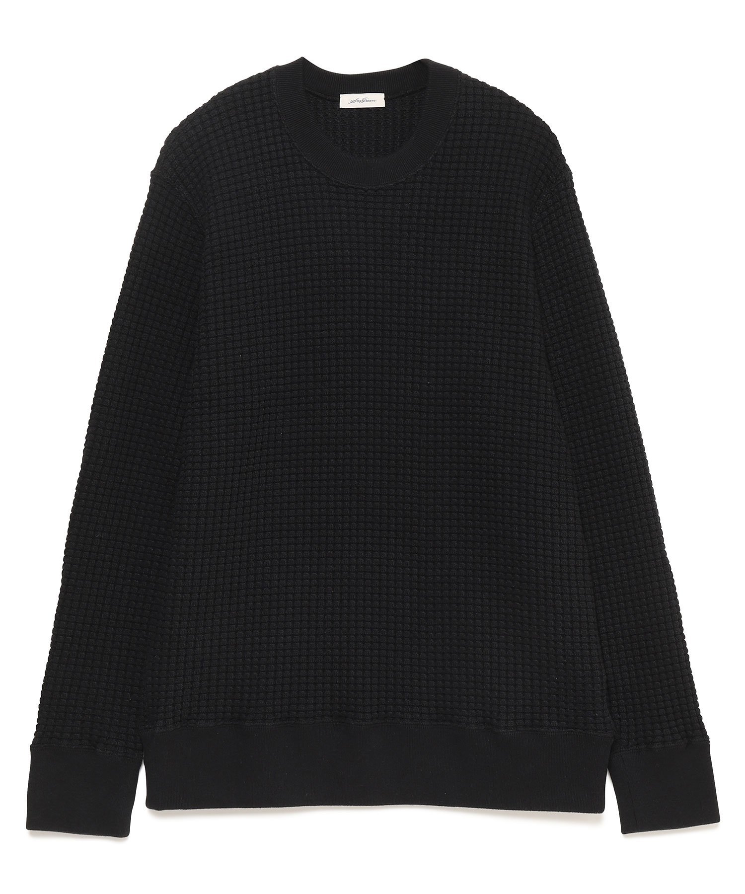 SEAGREEN (M)BIG WAFFLE PULLOVER タトラスコンセプトストア トップス スウェット・トレーナー ブラック ブラウン ネイビー ホワイト【送料無料】