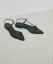 【SALE/50%OFF】ADAM ET ROPE' FEMME ナローフラットサンダル アダムエロペ シューズ・靴 サンダル グリーン ブラック シルバー【送...