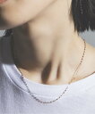 les bon bon les bon bon/(U)victoria double necklace セットアップセブン アクセサリー・腕時計 ネックレス ピンク【送料無料】