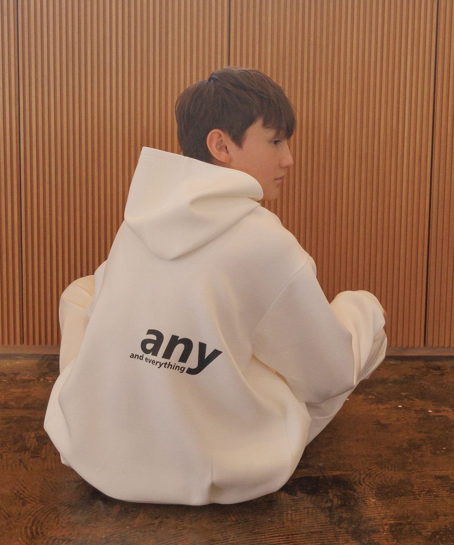 GLOBAL WORK ライトクッションパーカー/AND YUA ANY/115745 グローバルワーク トップス スウェット・トレーナー ホワイト ブラック グレーのサムネイル