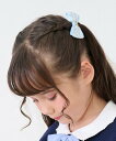 mezzo piano ミニリボン ヘアクリップ2個セット ナルミヤオンライン ヘアアクセサリー その他のヘアアクセサリー ピンク ホワイト ブルー【送料無料】