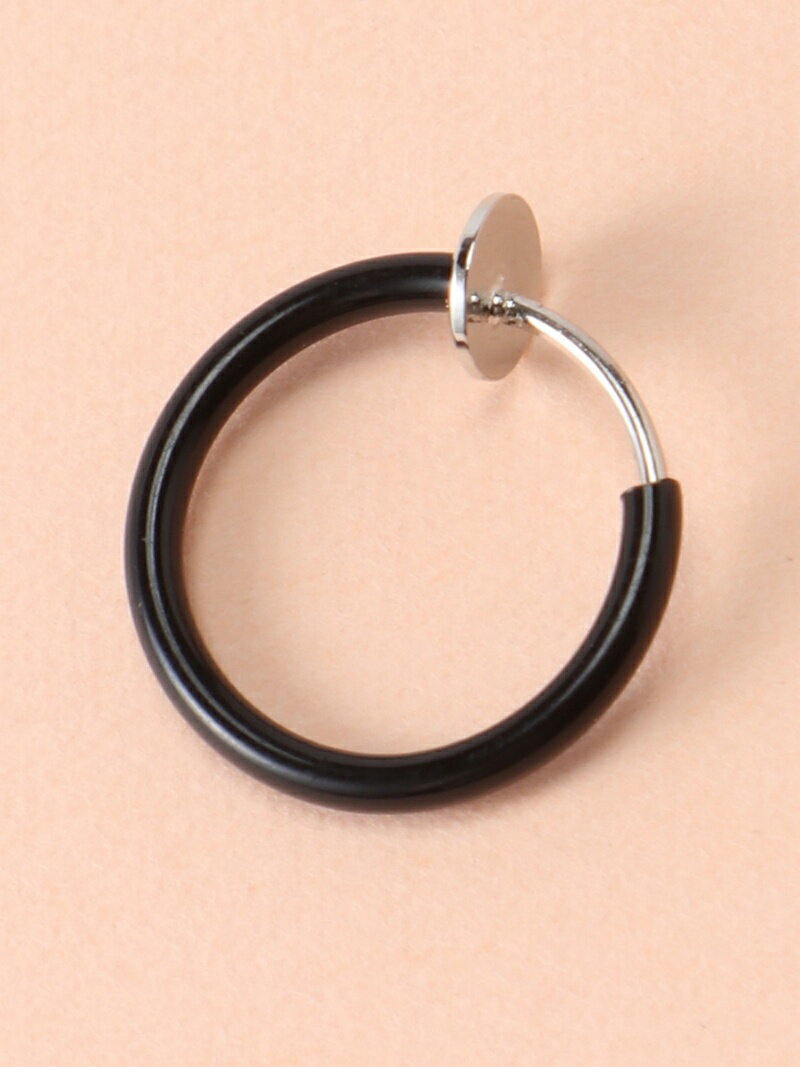 Fun&Daily 【片耳用】F&D:スモールフープイヤリング ファンアンドデイリー アクセサリー・腕時計 イヤリング・イヤーカフ ゴールド シルバー ブラック