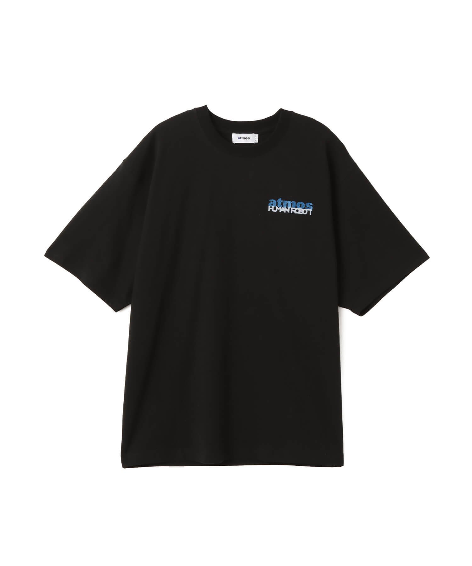 atmos atmos x HUMAN ROBOT T-shirt BLACK アトモス トップス カットソー・Tシャツ ブラック