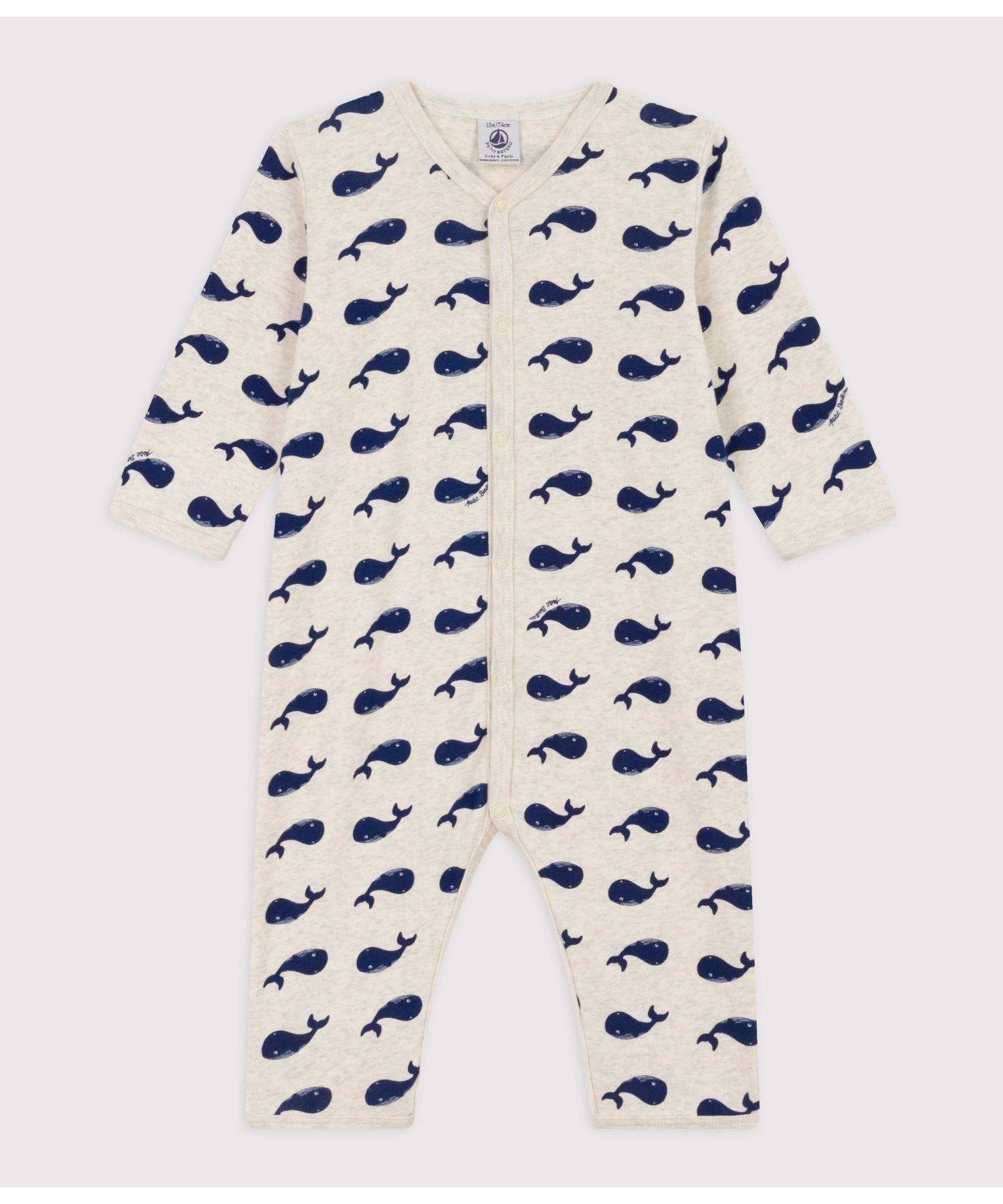 プチバトー ベビー服 男の子 PETIT BATEAU プリント足なしロンパース プチバトー マタニティウェア・ベビー用品 ロンパース・カバーオール【送料無料】