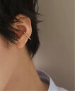 Lilas ダイヤバーイヤーカフ K10(片耳) スピックアンドスパン アクセサリー・腕時計 イヤリング・イヤーカフ ゴールド【送料無料】