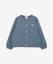 Bshop DANTON | キッズ コットン クルーネックカーディガン ビショップ トップス カーディガン レッド グレー ブルー【送料無料】
