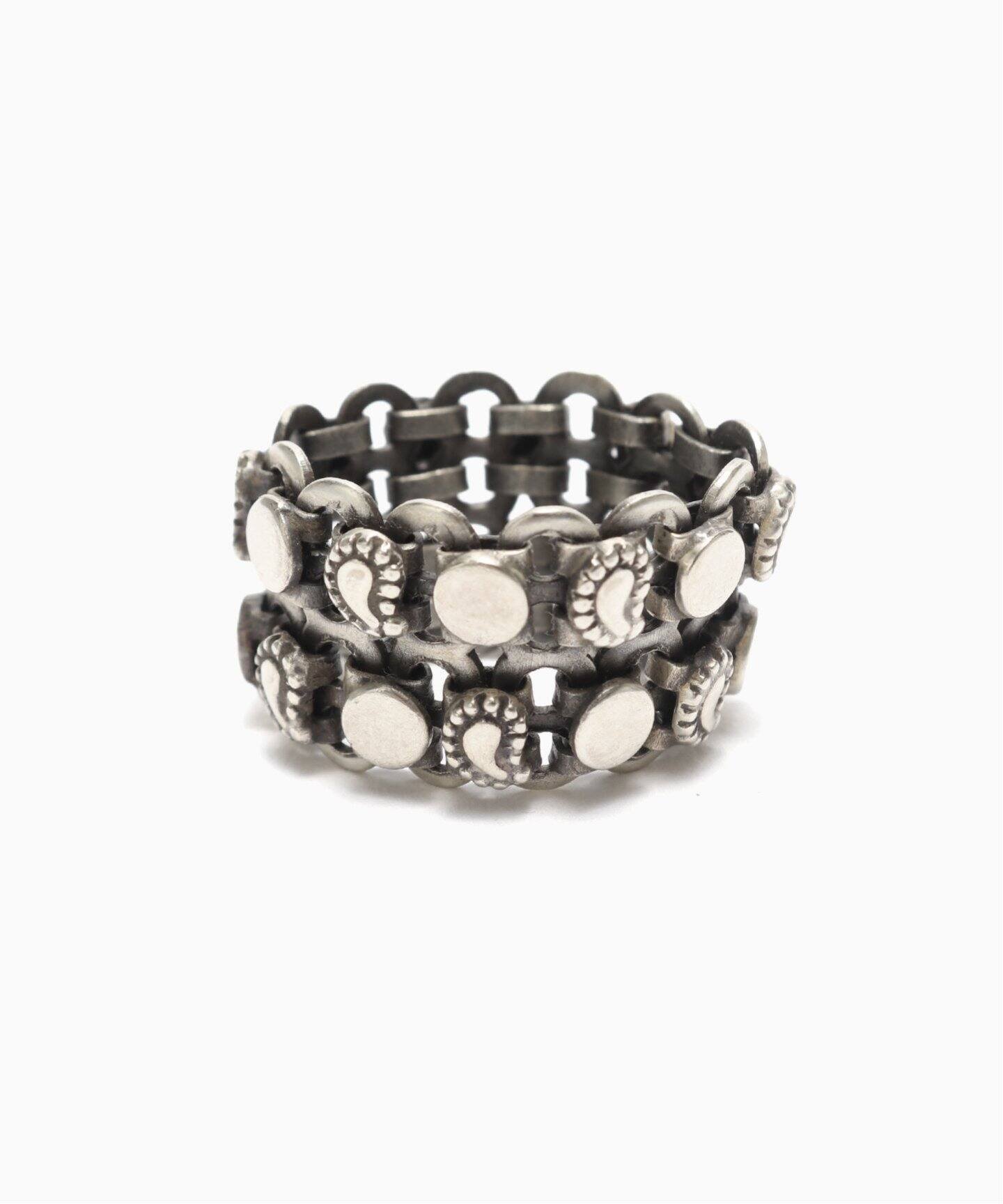 EDIFICE THARU SILVER(タルー シルバー) Double Ring PAISLEY エディフィス アクセサリー・腕時計 リング・指輪 シルバー【送料無料】