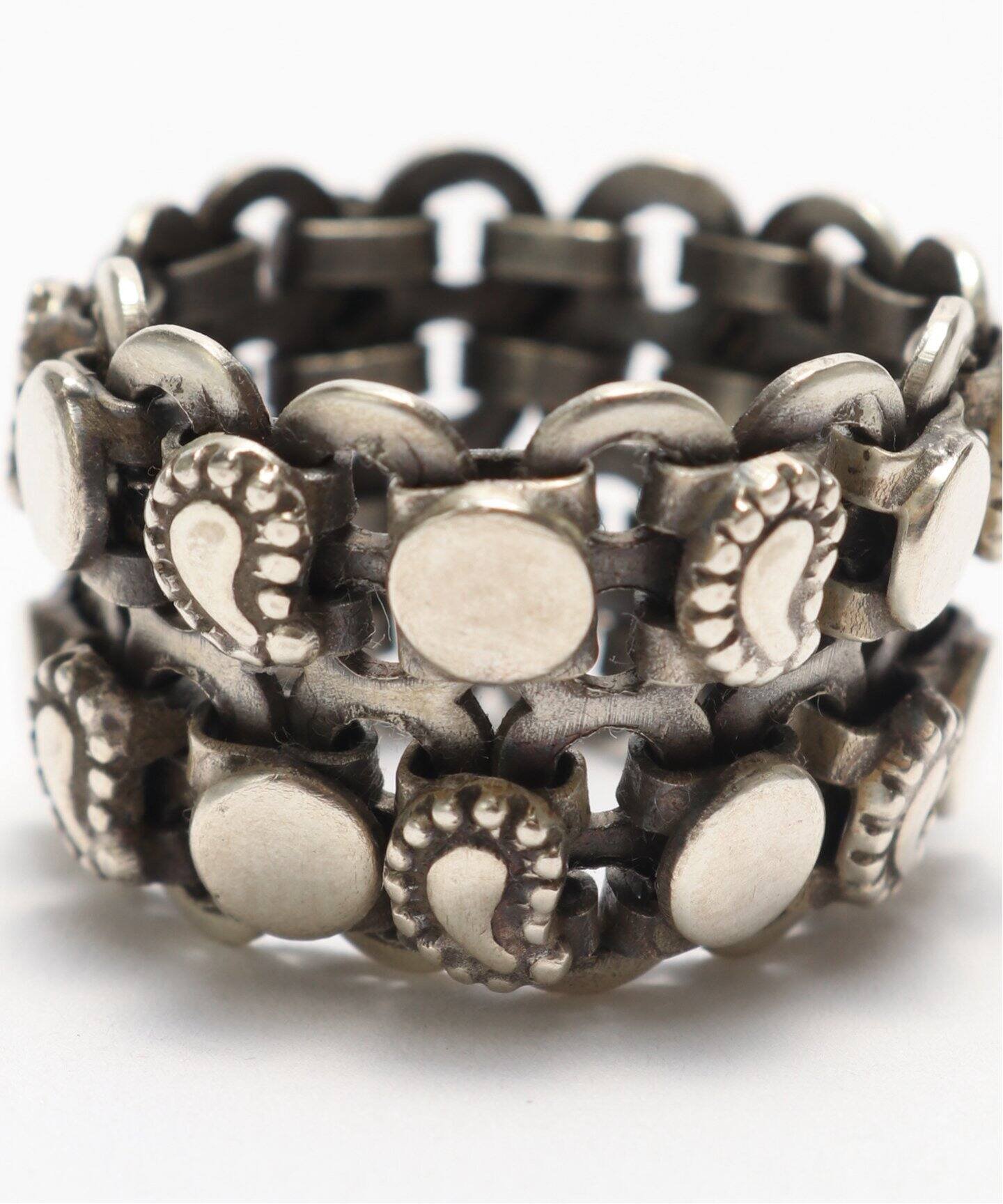EDIFICE THARU SILVER(タルー シルバー) Double Ring PAISLEY エディフィス アクセサリー・腕時計 リング・指輪 シルバー【送料無料】