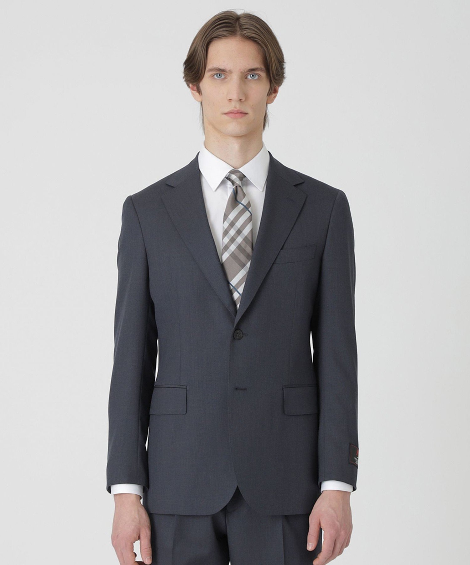 【SALE／30%OFF】BLACK LABEL CRESTBRIDGE MIYUKIヘップバーングレーTOPツイルスーツ ブルーレーベル / ブラックレーベル・クレストブリッジ スーツ・フォーマル セットアップスーツ グレー【送料無料】