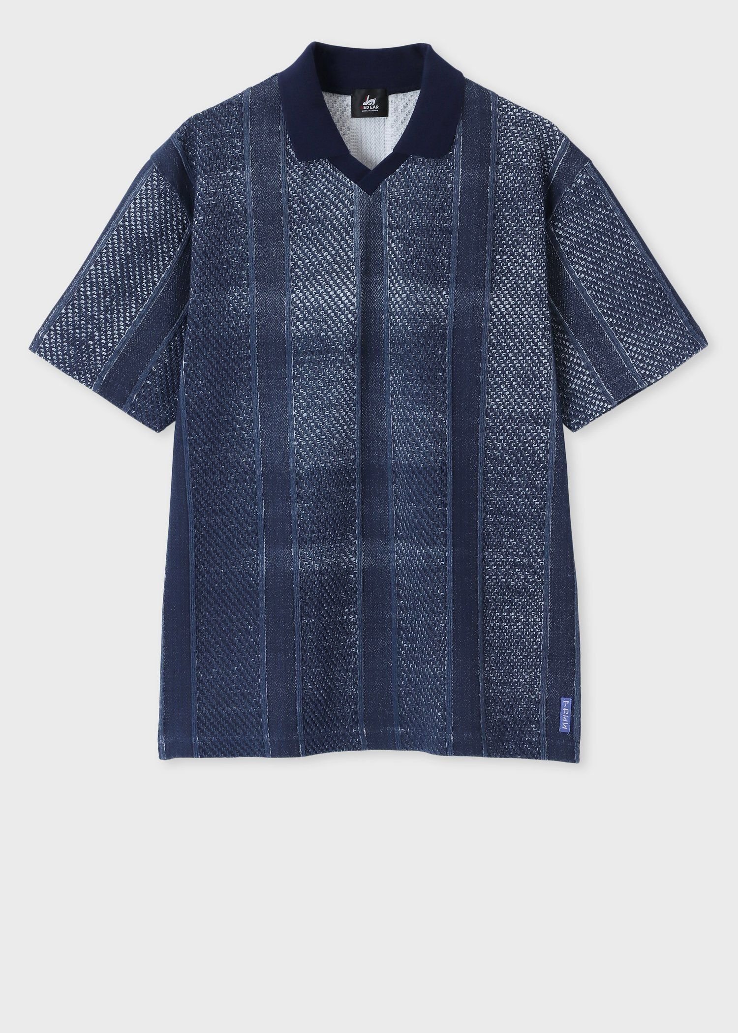 【SALE／30%OFF】PS Paul Smith RED EAR ジャカード スキッパーポロシャツ ポール・スミス トップス ポロシャツ ネイビー【送料無料】