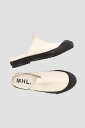 MHL. MOONSTAR CANVAS SLIP ON マーガレット ハウエル シューズ 靴 その他のシューズ 靴 ホワイト ブラック【送料無料】