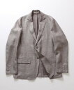 【SALE/50%OFF】DISTINCTION MEN'S BIGI ウールリネンミックスヘリンボーンジャケット メンズ ビギ ジャケット・アウター テーラードジャケット・ブレザー ベージュ【送料無料】