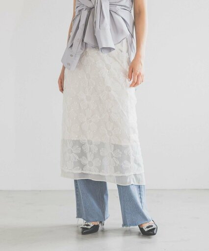 【SALE/60%OFF】mysty woman レイヤードライクナロースカート ミスティウーマン スカート ロング・マキシスカート ブラック ホワイト 【SALE/60%OFF】mysty woman レイヤードライクナロースカート ミスティウーマン スカート ロング・マキシスカート ブラック ホワイト