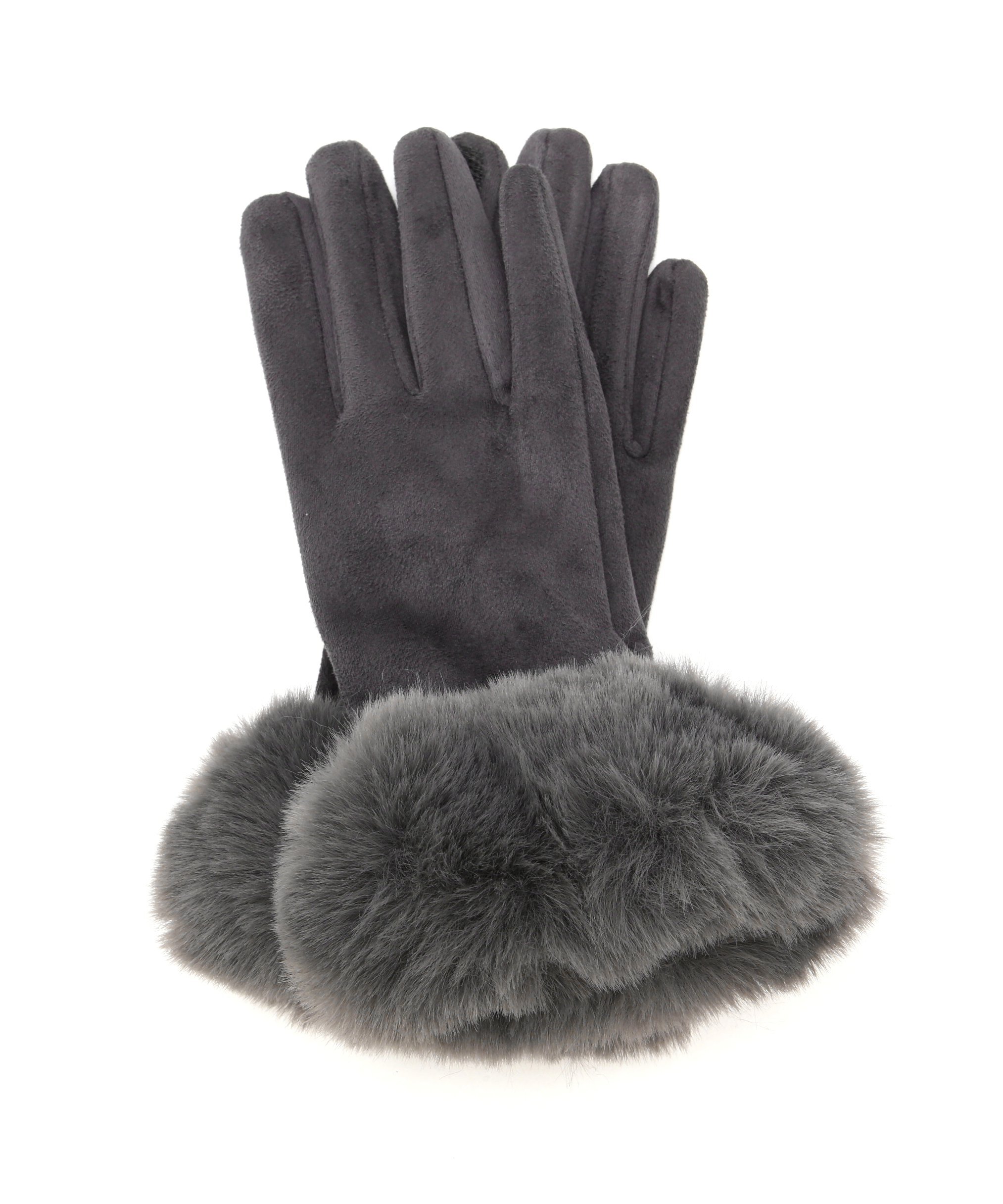 PROPORTION BODY DRESSING フェイクスエードファーグローブ プロポーションボディドレッシング ファッ..