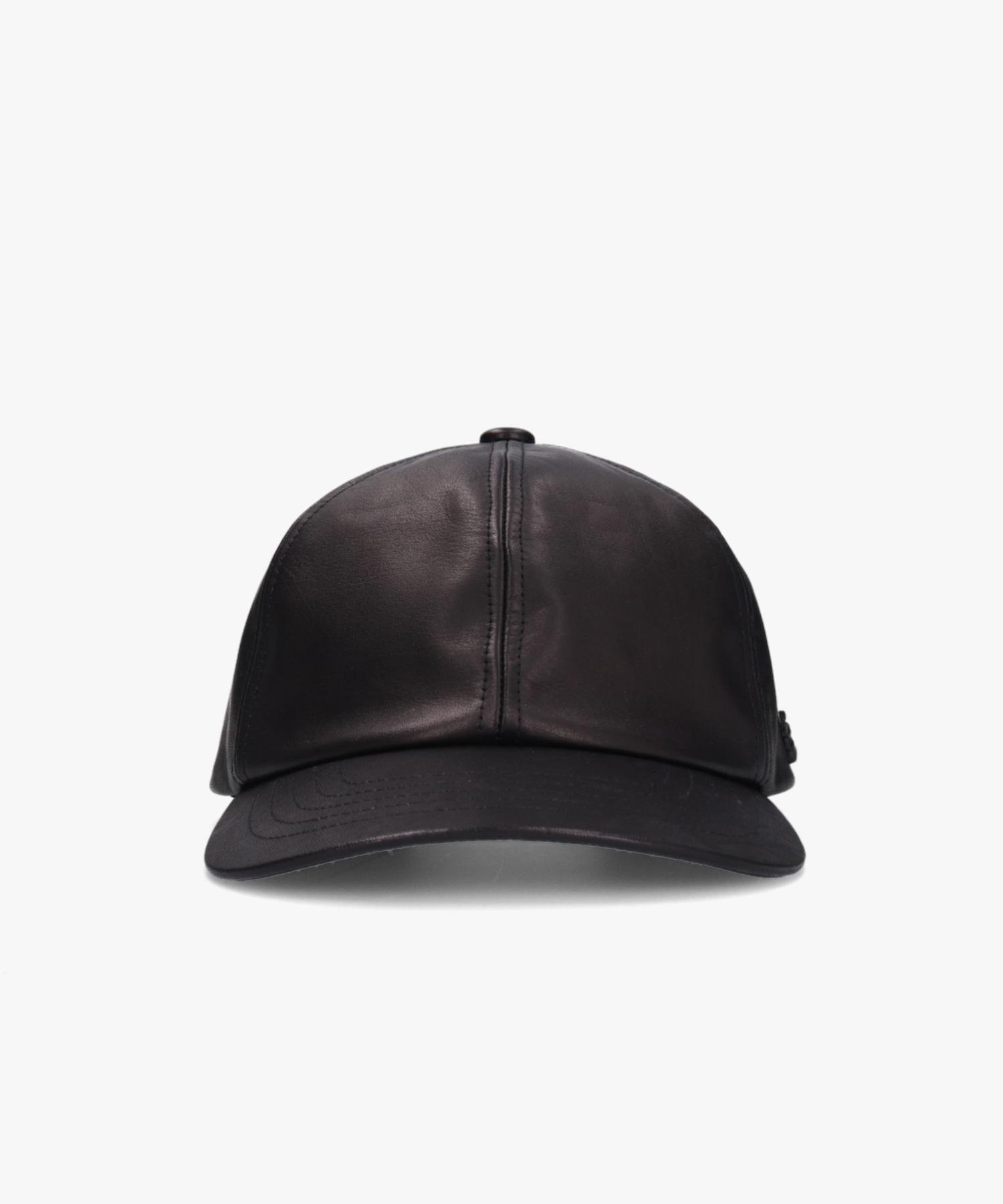 arth arth Leather Cap / アース オーバーライド 帽子 キャップ ブラック【送料無料】