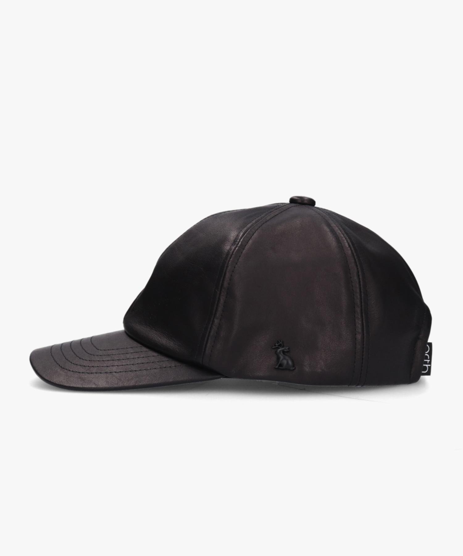 arth arth Leather Cap / アース オーバーライド 帽子 キャップ ブラック【送料無料】