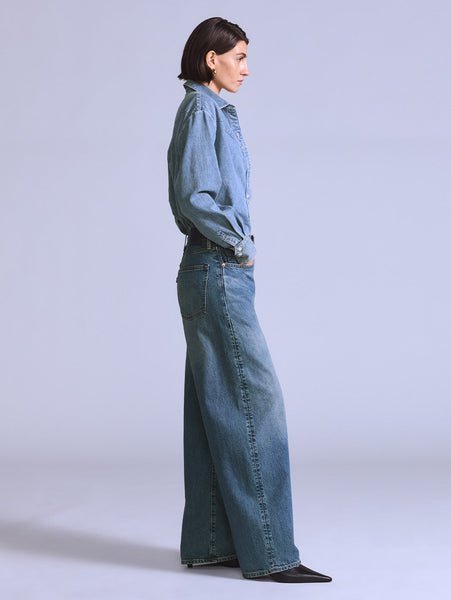 Levi's BLUETAB(TM) バレルジーンズ ミディアムインディゴ MADE IN JAPAN リーバイス パンツ ジーンズ・デニムパンツ ネイビー【送料無料】
