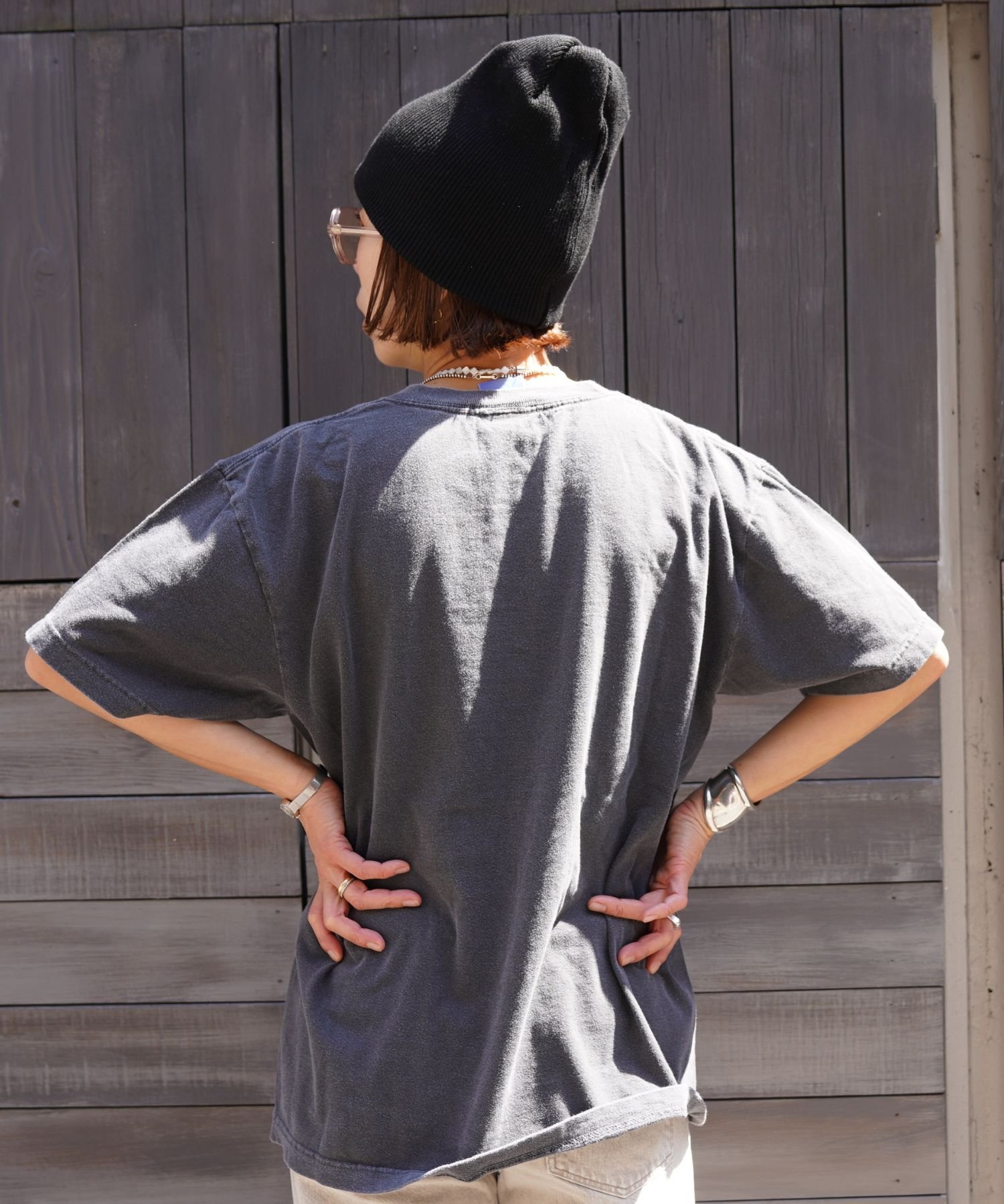 GOOD ROCK SPEED (グッドロックスピード) 別注UCLAカレッジTシャツ ビーセカンド トップス カットソー・Tシャツ グレー