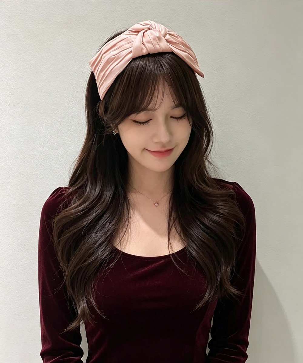 【SALE／30%OFF】miniministore ツイストワイドカチューシャ幅広ヘアバンド ミニミニストア ヘアアクセサリー カチューシャ・ヘアバンド ピンク ブラック