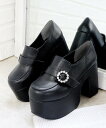 【SALE/20%OFF】LOVEHUNTER 10cmヒール ワンピース 韓国 オフィス 厚底 ローファー ☆1595 サンエーフットウェアー シューズ・靴 ...