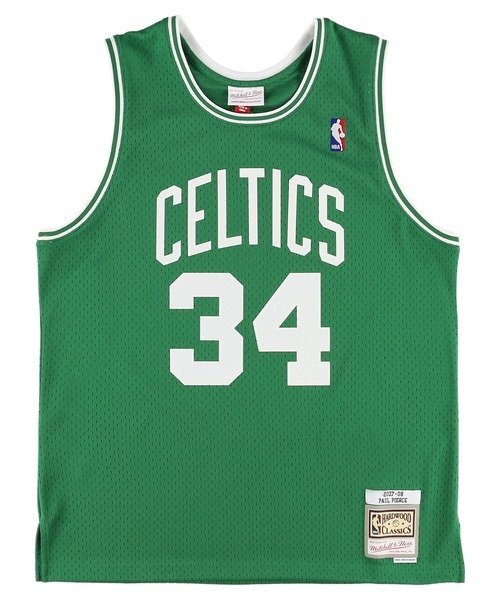 Mitchell & Ness ポール・ピアース セルティックス ロード スイングマンジャージ 2007-08 BOSTON CELTICS NBA SWINGMAN ROAD JERSEY ルーキーユーエスエー トップス その他のトップス グリーン【送料無料】