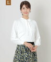 【SALE／30 OFF】TO BE CHIC 【L】レーヨンポリエステル プルオーバーニット サンヨー エルサイズ トップス ニット ホワイト ブラック【送料無料】