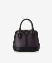 【SALE/30%OFF】SAMANTHAVEGA クロスプリントハンドバッグ(ミニ) サマンサ ベガ バッグ ハンドバッグ グレー ホワイト ブラック【送料無...