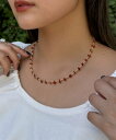 CIAOPANIC TYPY 【Aguni】ストーンネックレス チャオパニックティピー アクセサリー・腕時計 ネックレス レッド ブラック