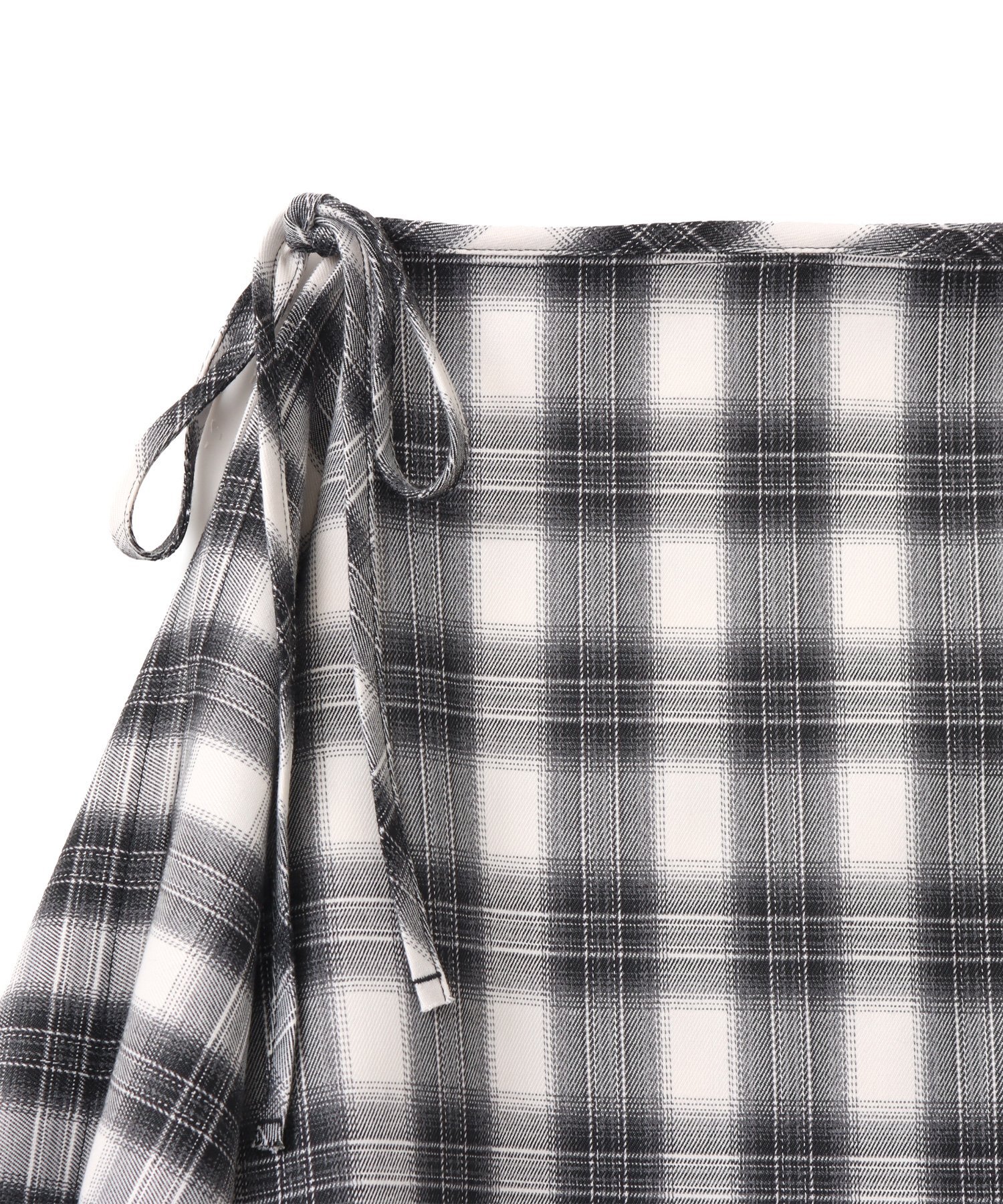 atmos pink atmos pink Plaid Wrap Skirt BLACK アトモス スカート その他のスカート ブラック
