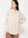 楽天Rakuten Fashion【SALE／30％OFF】GAP （W）オーガニックコットン100％ ビッグシャツ ギャップ トップス シャツ・ブラウス ベージュ ホワイト ブルー カーキ ブラック ピンク【送料無料】