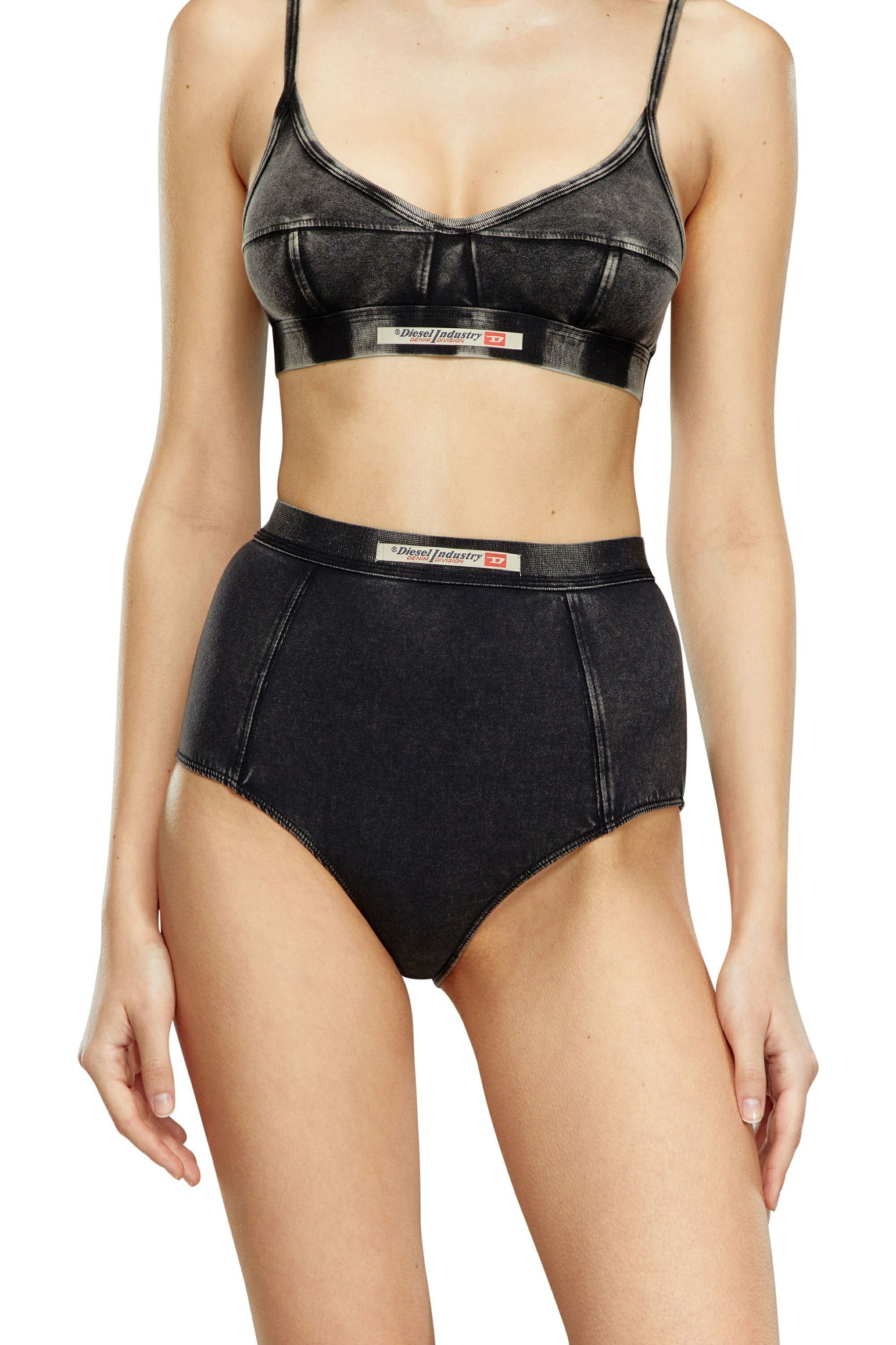 DIESEL レディース アンダーウェア ショーツ ディーゼル インナー・ルームウェア ショーツ ブラック ブルー【送料無料】