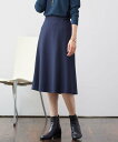 【SALE/50%OFF】J.PRESS 【洗える】LANATEC シャークスキン&ヘリンボーン スカート ジェイプレス スカート ロング・マキシスカート ネイビー グレー【送料無料】