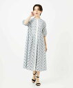 【SALE/30%OFF】CHRISTIAN AUJARD(小さいサイズ) アイレットリーフ刺繍ワンピース メゾンドゥサンク ワンピース・ドレス ワンピース ブ...