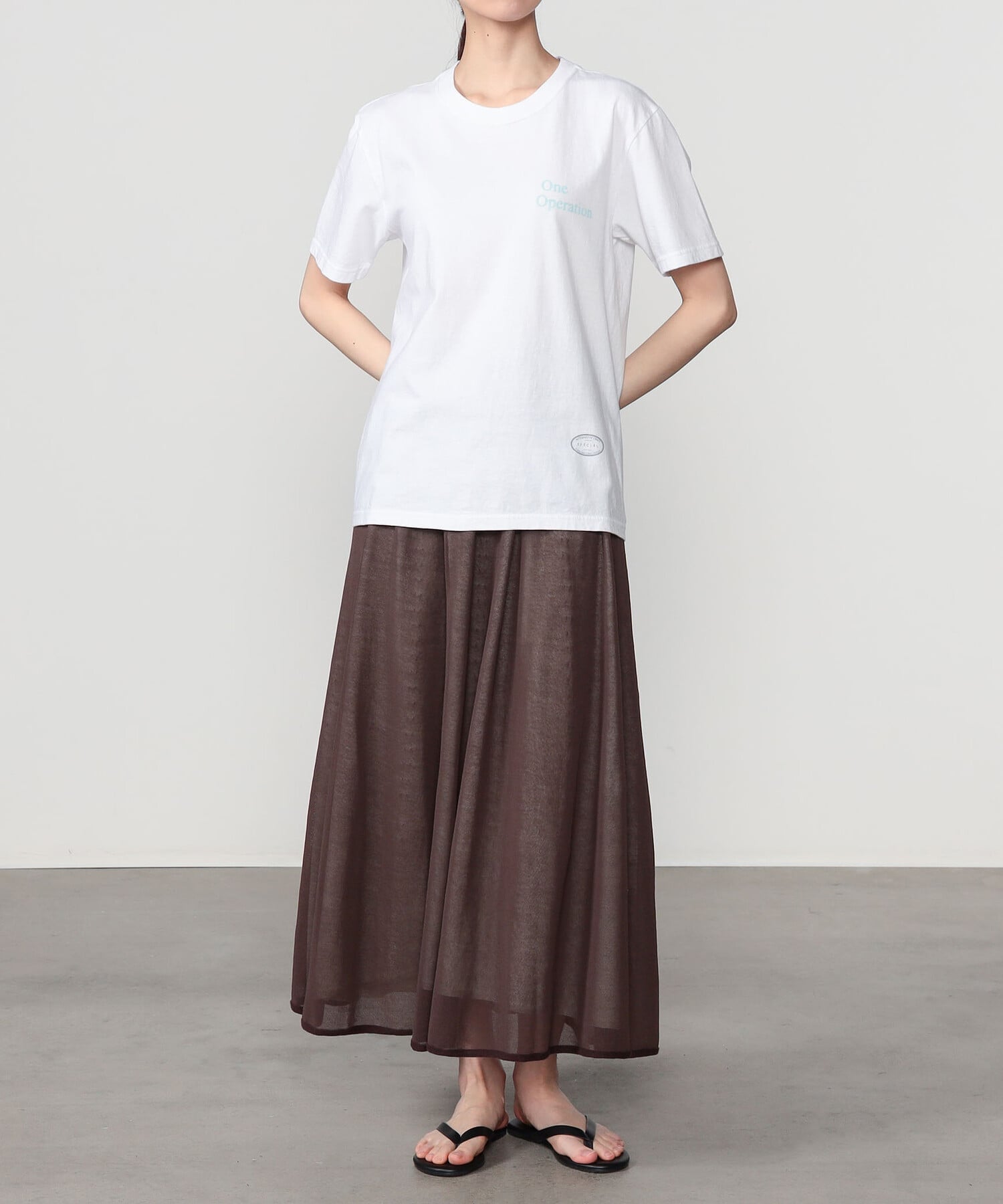 Bshop TANGTANG ｜ 半袖Tシャツ ONE OPE LACK WOMEN ビショップ トップス カットソー・Tシャツ ホワイト