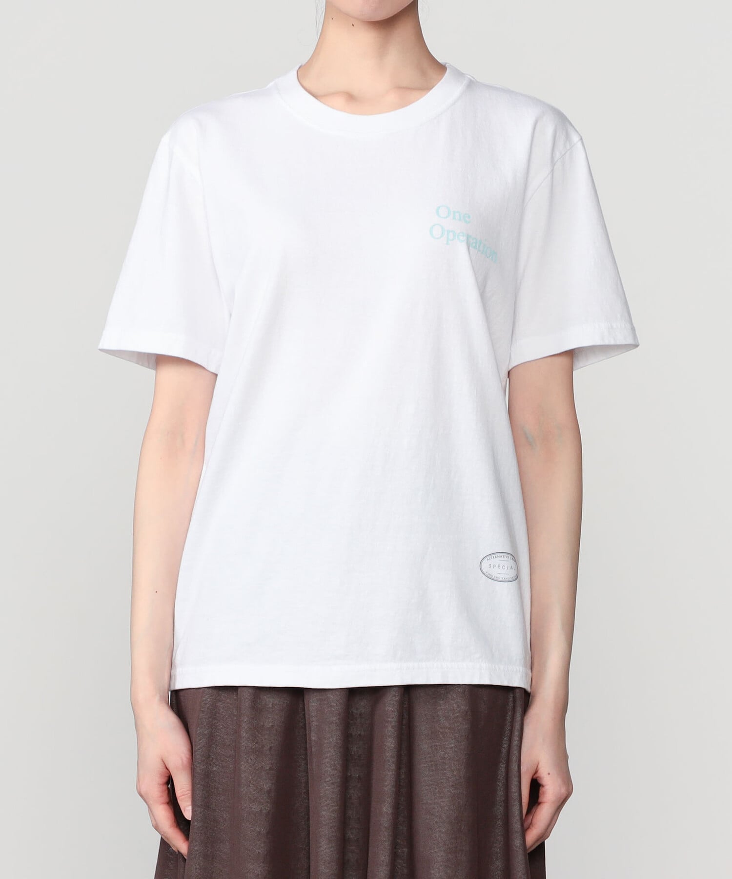 Bshop TANGTANG ｜ 半袖Tシャツ ONE OPE LACK WOMEN ビショップ トップス カットソー・Tシャツ ホワイト