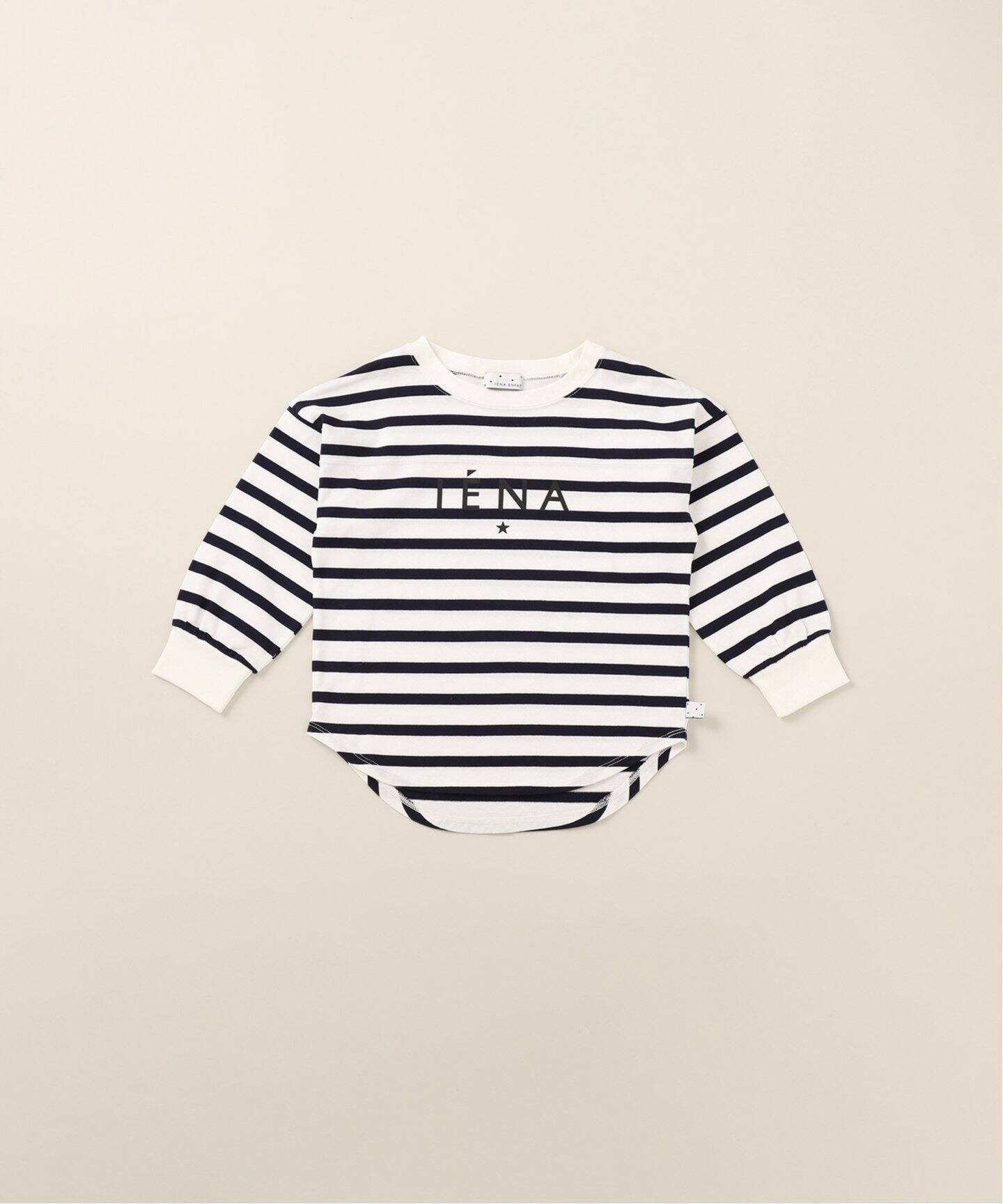 楽天Rakuten FashionIENA ENFANT 【BASIC】エトワールロゴ長袖Tシャツ ボーダー kids（90-140cm） イエナ　アンファン マタニティウェア・ベビー用品 その他のベビーグッズ ネイビー レッド【送料無料】