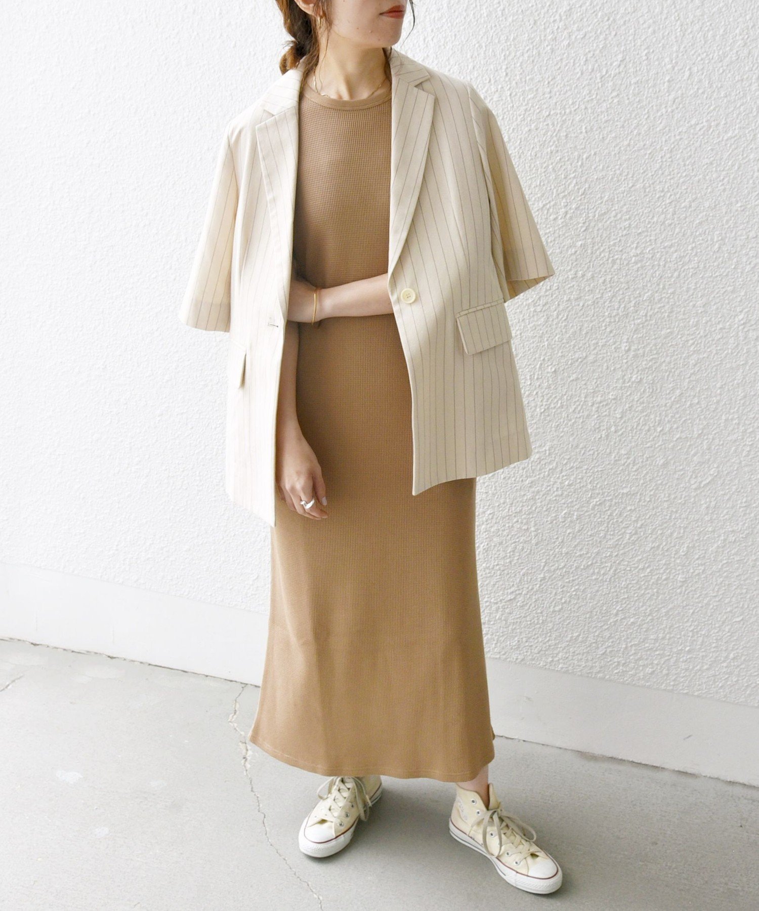 【SALE／40%OFF】SHIPS any SHIPS any:＜洗濯機可能＞ワッフル タンク ロング ワンピース シップス ワ..