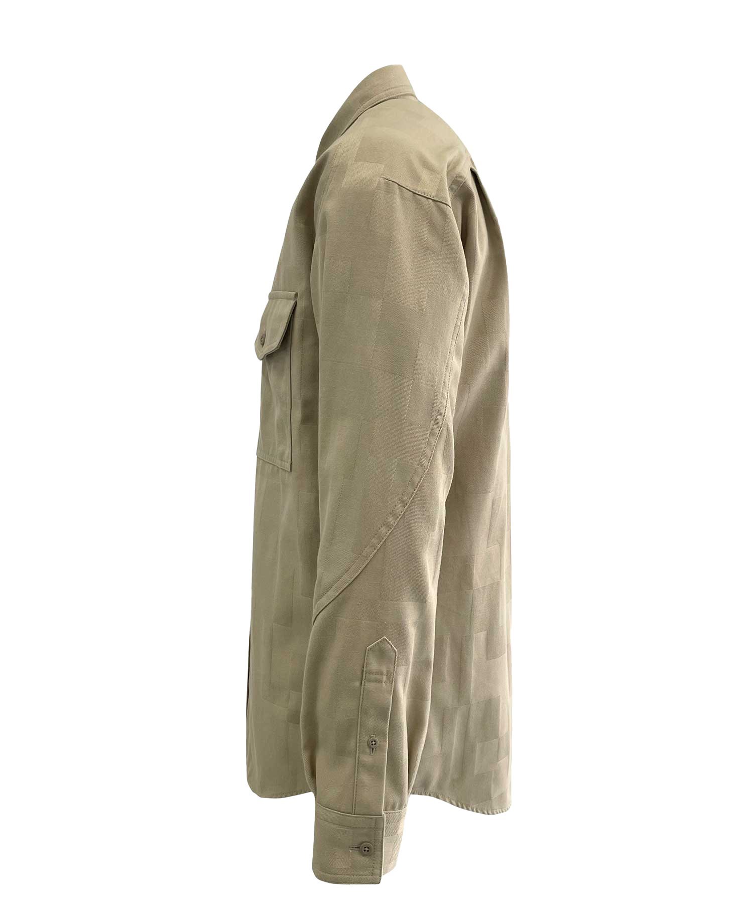 ANREALAGE AZ CHINO SHIRT アンリアレイジ トップス シャツ・ブラウス ベージュ ネイビー【送料無料】