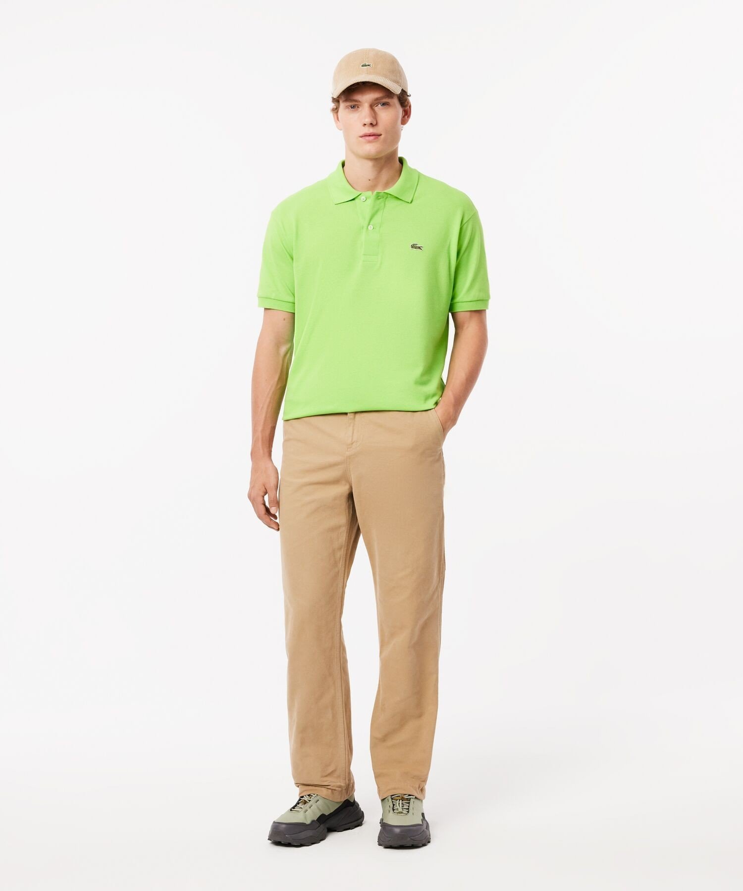 【SALE／40%OFF】LACOSTE ウォッシュドペインターパンツ ラコステ パンツ ジーンズ・デニムパンツ ベージュ ブラック【送料無料】