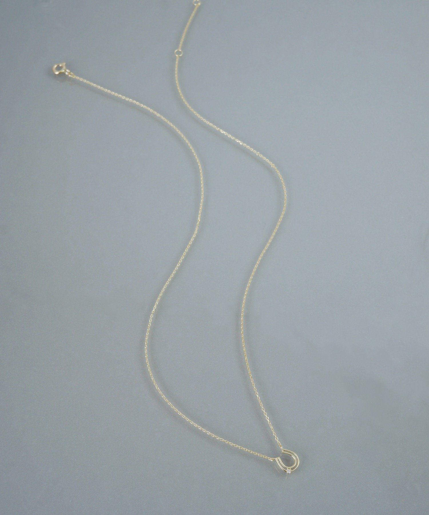 anq. 「anqanq.」 K10 horseshoes ネックレス クークロワッサン アクセサリー・腕時計 ネックレス ゴールド【送料無料】