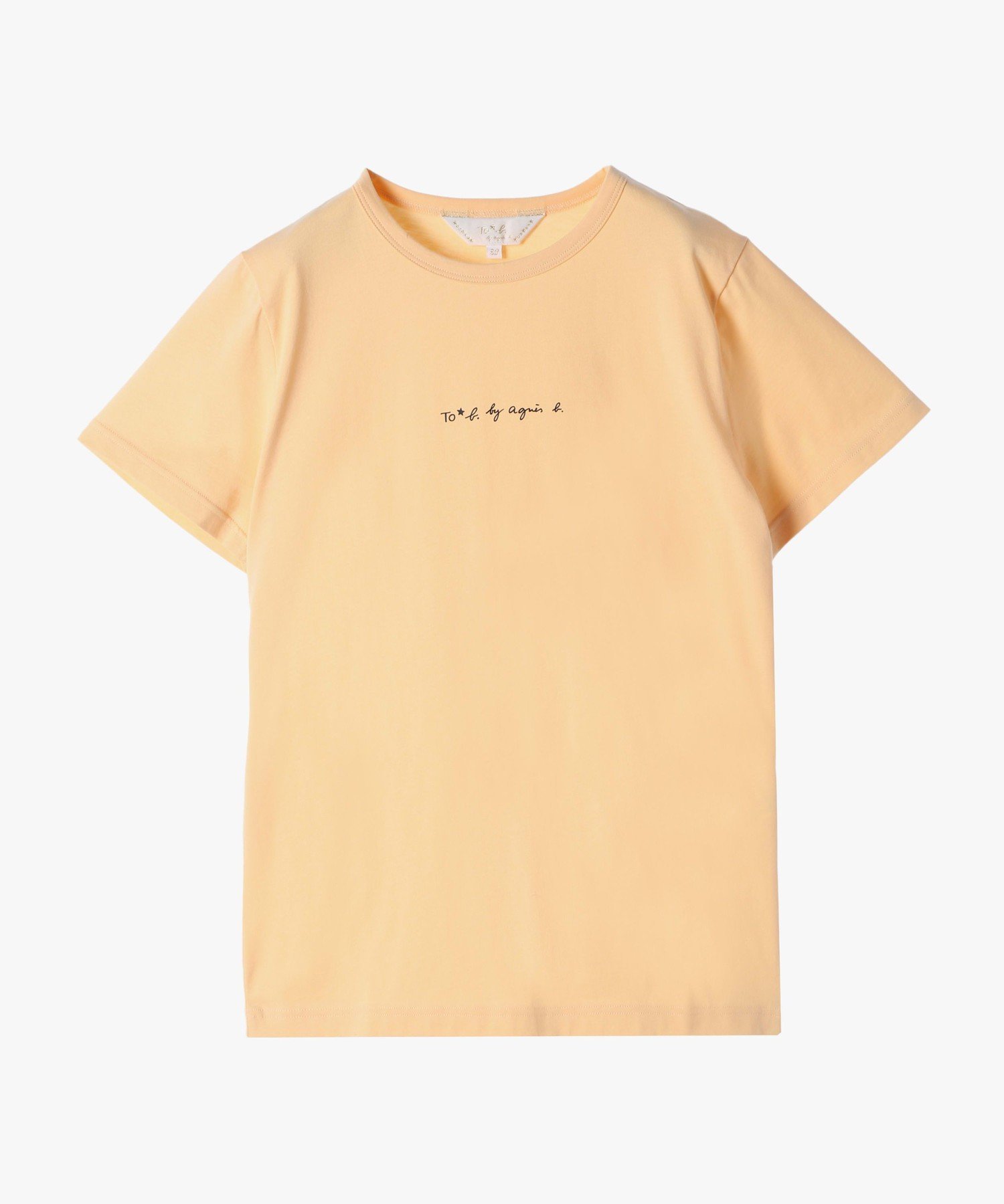 . ミニロゴカラーTシャツ アニエスベー トップス カットソー・Tシャツ オレンジ