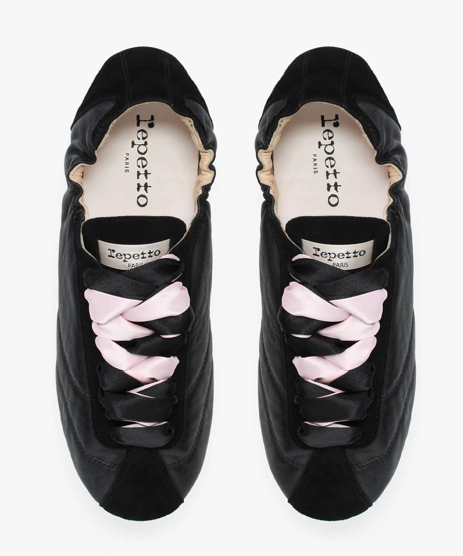 【SALE／20%OFF】Repetto Tennis Silk スニーカー - FRサイズ レペット シューズ・靴 バレエシューズ ブラック【送料無料】