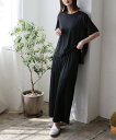 【SALE/40%OFF】aroco 【クールタッチ】ルームウェアセットアップ ヴィータフェリーチェ インナー・ルームウェア パジャマ ブラック カーキグリーン...