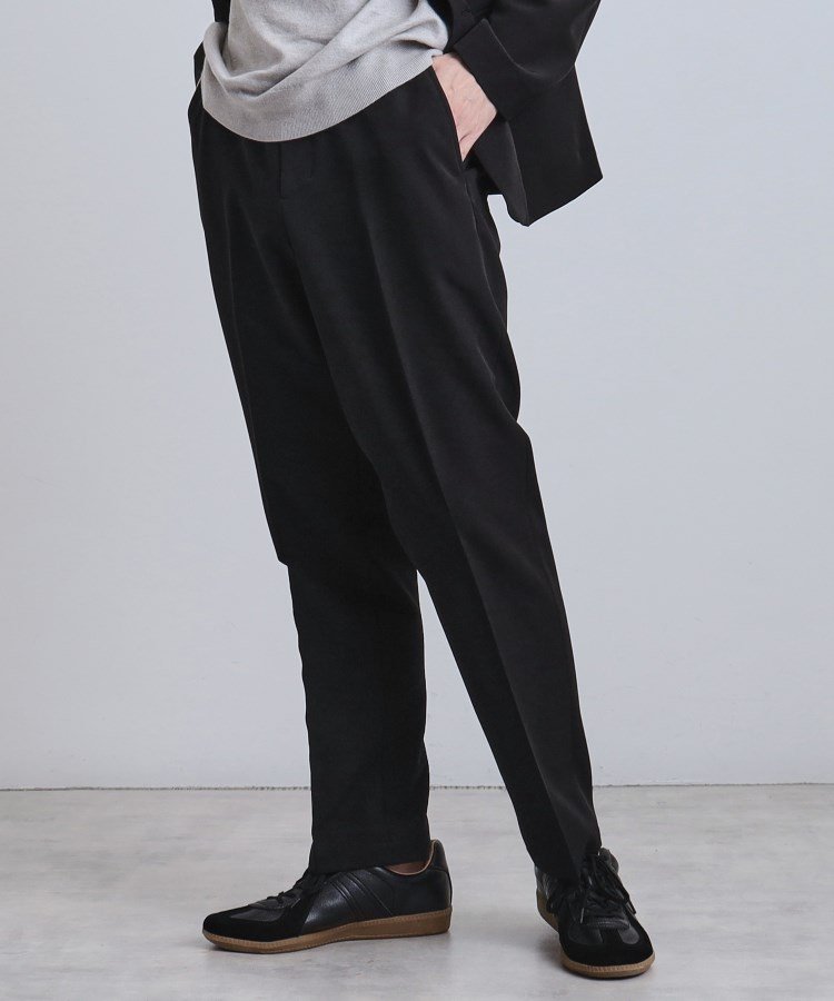 tk.TAKEO KIKUCHI 【セットアップ対応】360度ストレッチ スリムテーパードパンツ ティーケータケオキクチ パンツ その他のパンツ ブルー ブラウン ブラック【送料無料】のサムネイル