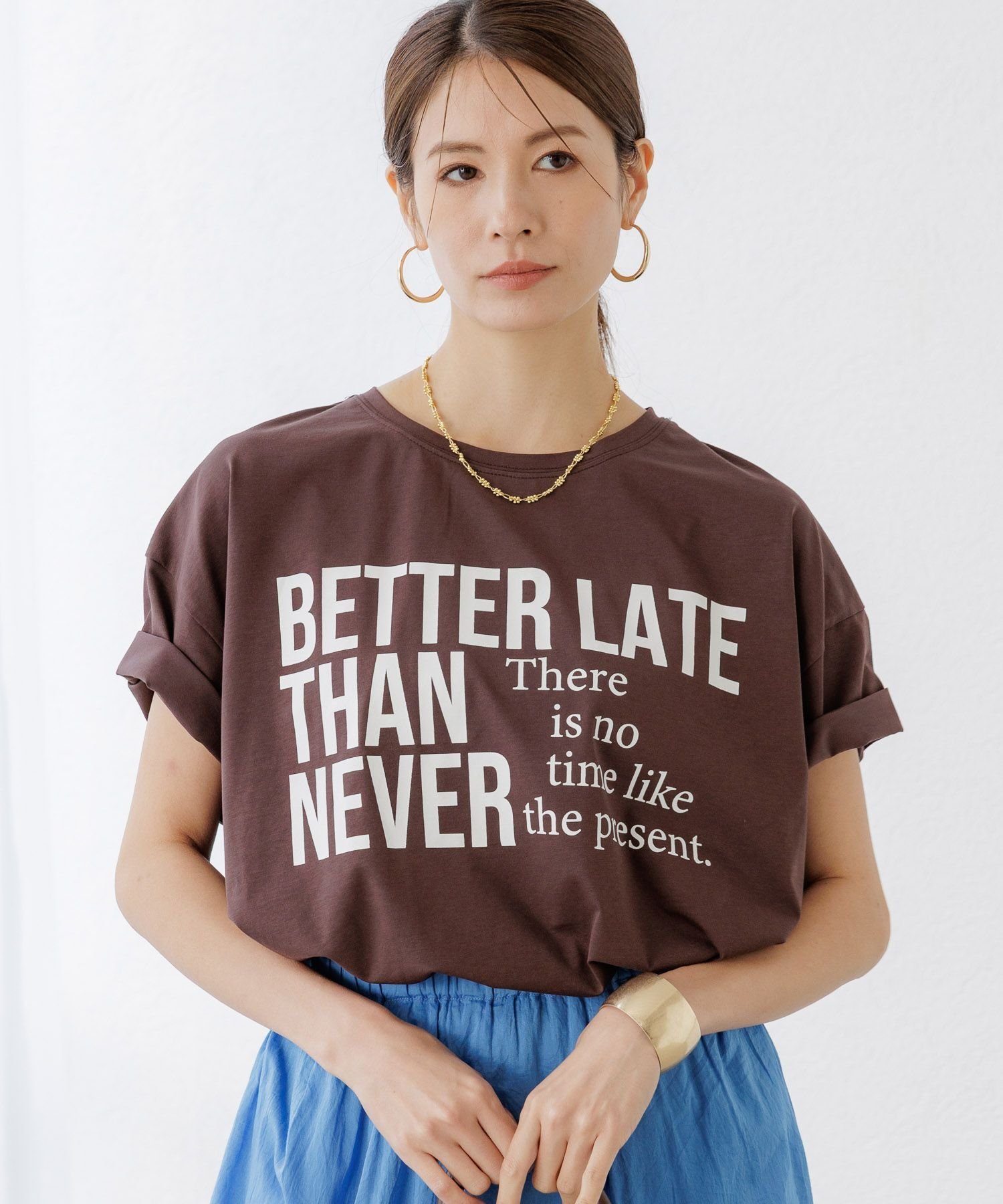 Elura ロゴゆるT/579969 エルーラ トップス カットソー・Tシャツ ブラック ホワイト【送料無料】