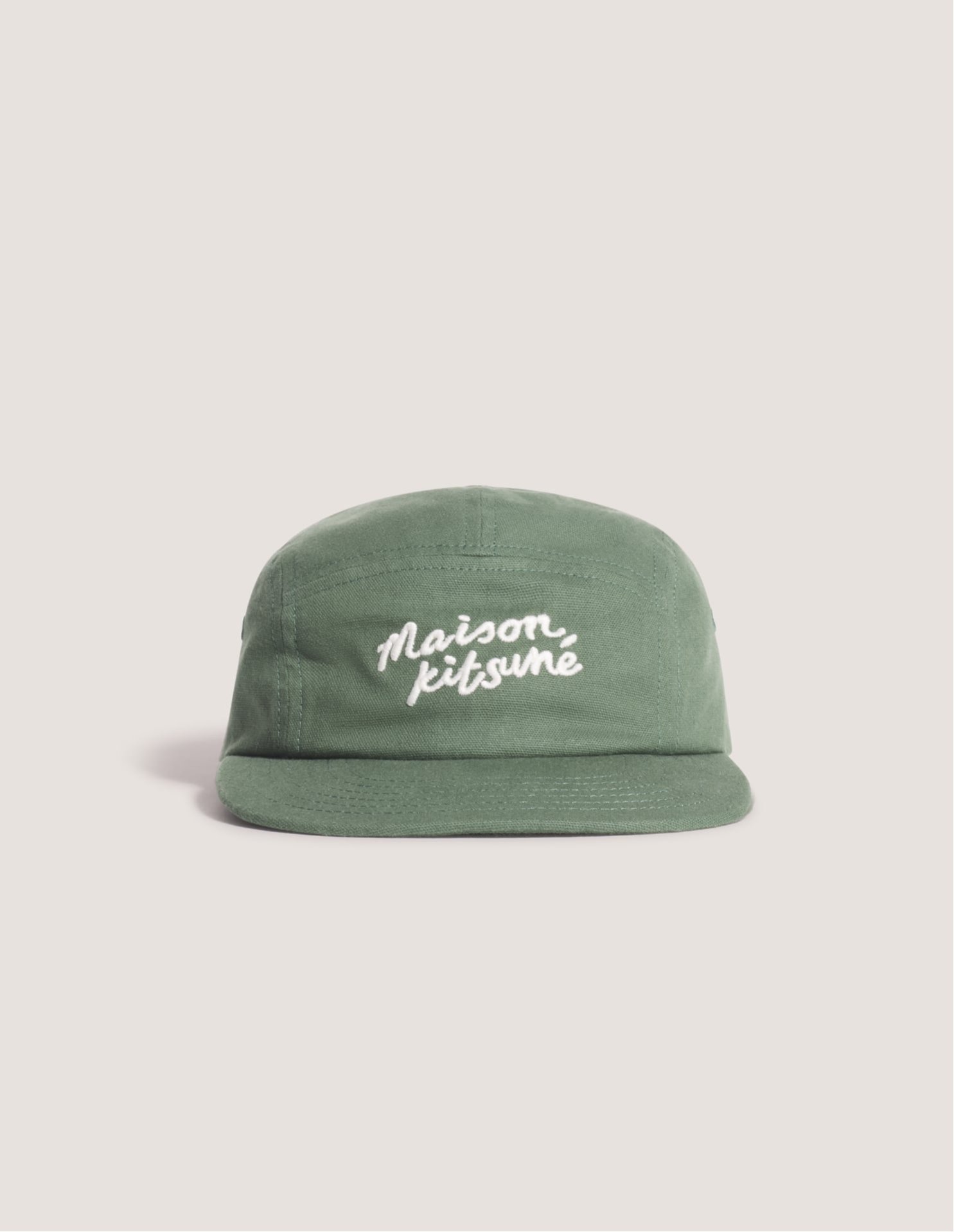 【SALE／50%OFF】Maison Kitsune (M)MAISON KITSUNE HANDWRITING 5P CAP メゾン キツネ 帽子 キャップ グリーン【送料無料】