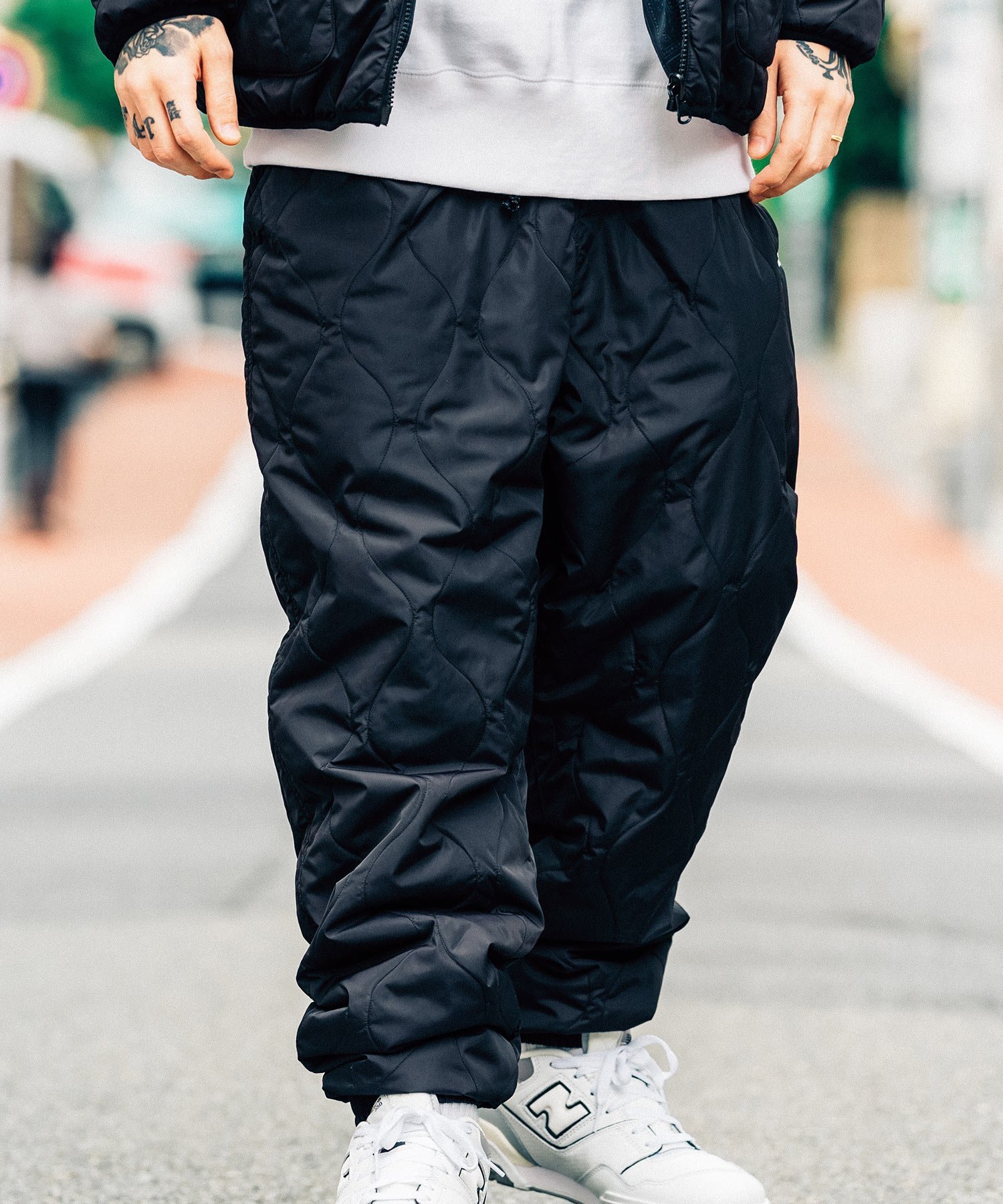 ySALE^30%OFFzSubciety REVERSIBLE QUILTED PANTS TuTGeB pc ̑̃pcyz