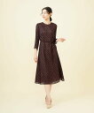 Sybilla オパールドットプリントドレス シビラ ワンピース・ドレス ドレス レッド ブルー【送料無料】