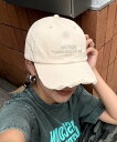 CIAOPANIC TYPY 【UNISEX】ダメージロゴキャップ チャオパニックティピー 帽子 その他の帽子 グレー レッド ホワイト【送料無料】