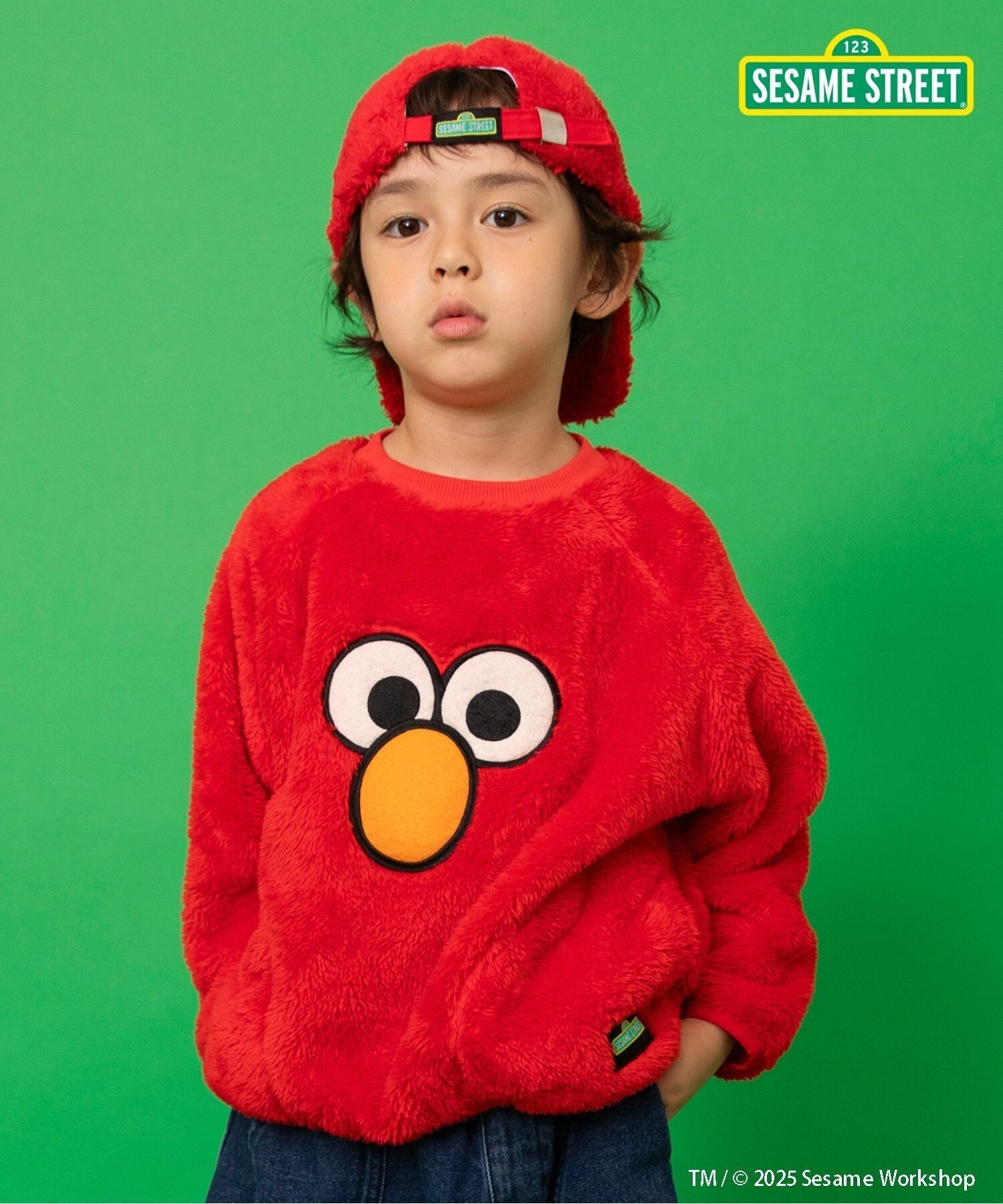 【SALE／10%OFF】BREEZE WEB限定 セサミストリート ファーフリーストレーナー エフオーオンラインスト..